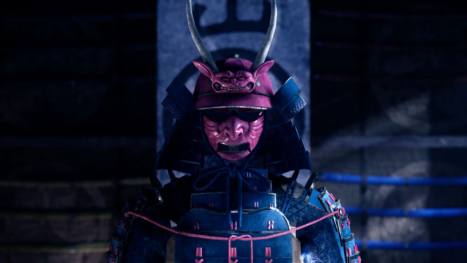 A close up of Japanese Samurai Armor.