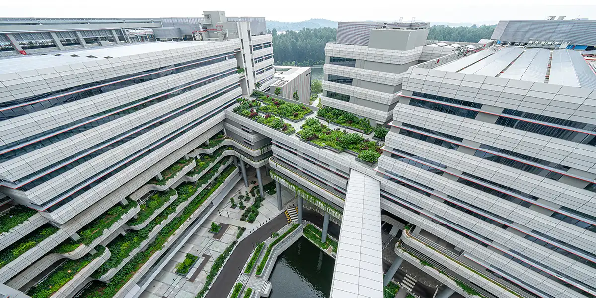 Exterior view of the SIT Punggol campus building.