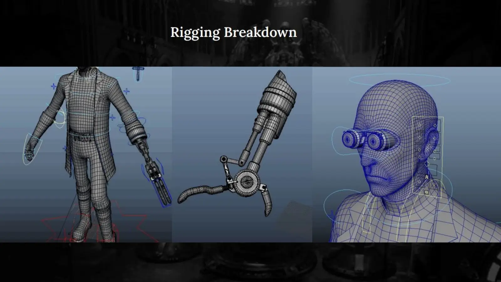 A work-in-progress image showing the model of scientist.