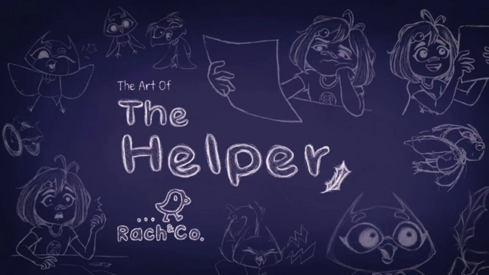 A title card with the text "The Art of The Helper".